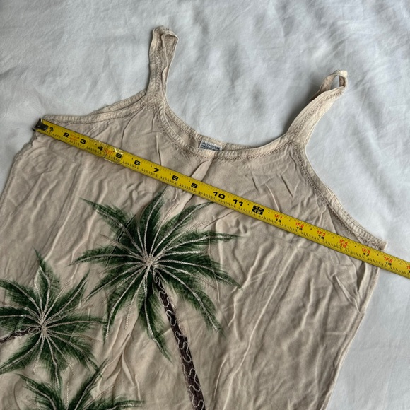 Palm Tree Free Size Dress - Picture 7 of 9